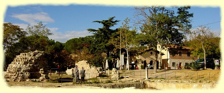 Bagno Vignoni - Ausgrabungen