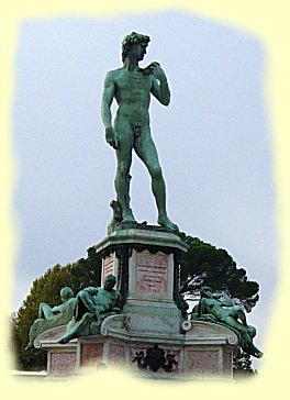 Florenz - Bronzeabguss des „David“