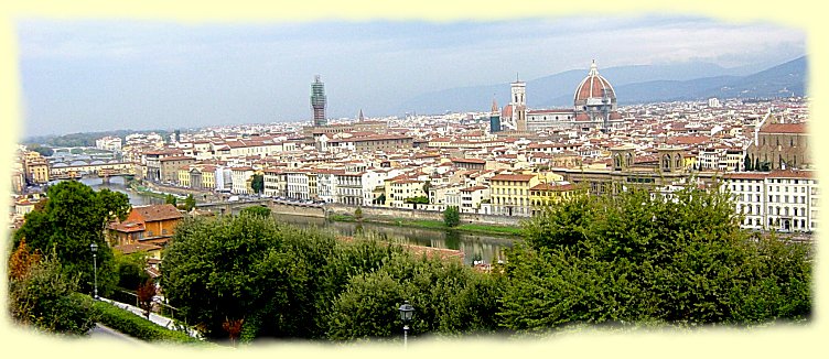 Florenz vom Piazzale Michelangelo