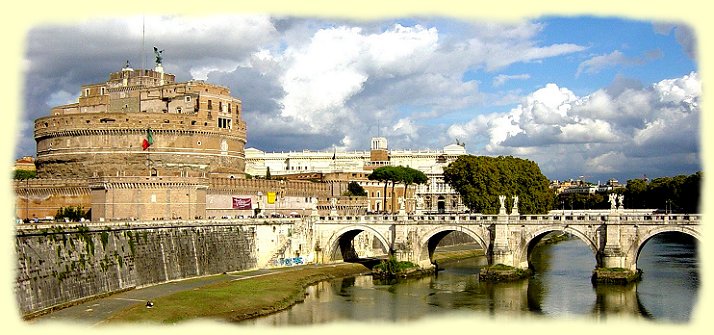 Rom - Engelsburg - Engelsbrcke - Tiber