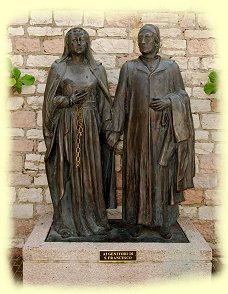Assisi - Eltern des Heiligen Franziskus