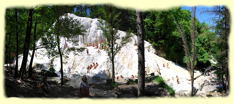 Bagni di San Filippo - - Balena Bianca – weißer Wal Bagni di San Filippo - - Balena Bianca – weißer Wal
