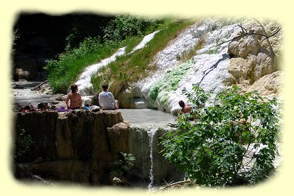 Bagni di San Filippo - - kleine Wasserbecken