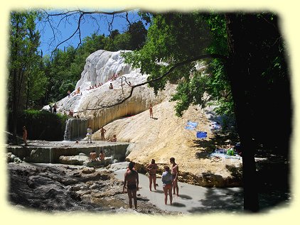 Bagni di San Filippo - Balena Bianca  weier Wal