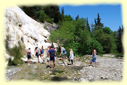 Bagni di San Filippo - Fosso Bianco - weier Bach