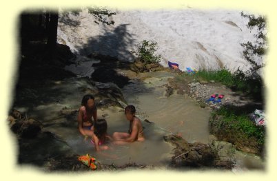 Bagni di San Filippo - kleine Wasserbecken Bagni di San Filippo - kleine Wasserbecken