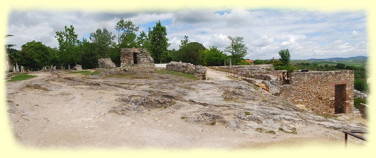 Bagno Vignoni - Ausgrabungen - Foto 2014