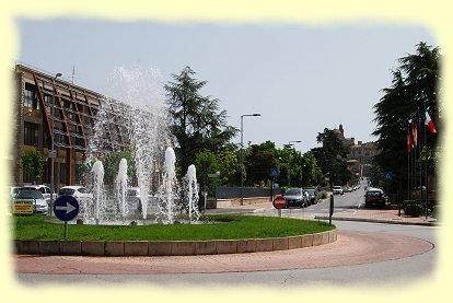 Castiglione del Lago - Kreisverkehr in Castiglione