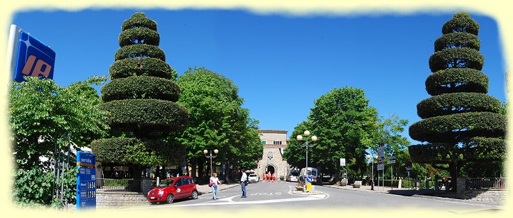 Lucignano - Eingangstor Porta San Giusto