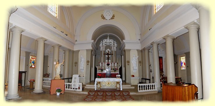 Chianciano Terme - Chiesa dell´Immacolato innen