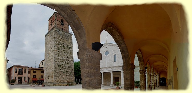 Chiusi - Kathedrale San Secondiano - Turm San Secondiano Chiusi - Kathedrale San Secondiano - Turm San Secondiano