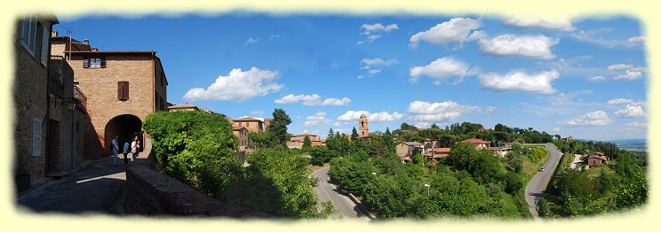 Citta della Pieve - Blick von der alten Stadtbefestigung