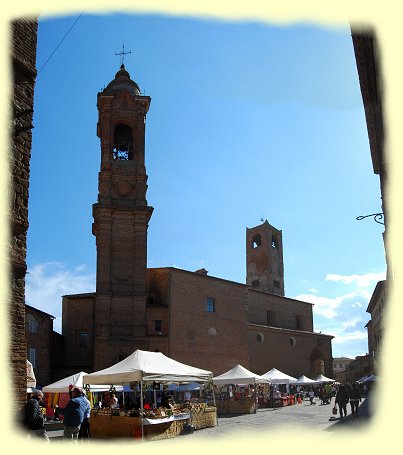 Citta della Pieve - Piazza Plebescito mit dem Dom Santi Gervasio e Protasio
