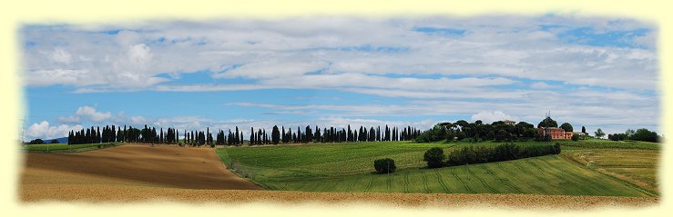 Straße nach Cortona Straße nach Cortona