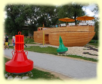 Deggendorf - LGS 2014 - Schiff gestrandet Deggendorf - LGS 2014 - Schiff gestrandet