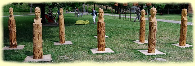 Deggendorf - LGS 2014 - Skulpturen-Gruppe Stationen des Lebens