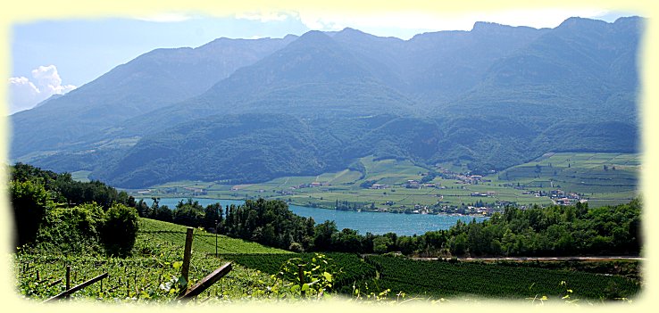 Kaltern - Blick zum Kalterer See 2 Kaltern - Blick zum Kalterer See 2