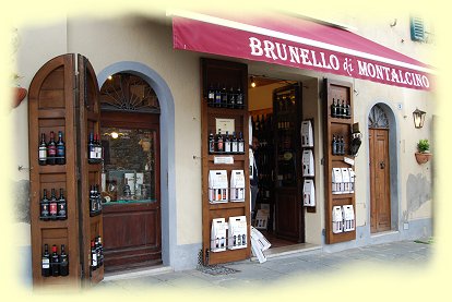 Montalcino - Weinhandlungen