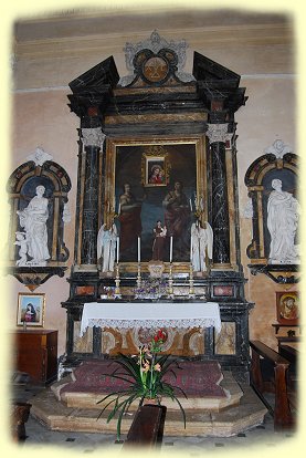 Montepulciano 2014 - Chiesa  Santa Lucia mit Tafelbild der Madonna della Misericordia