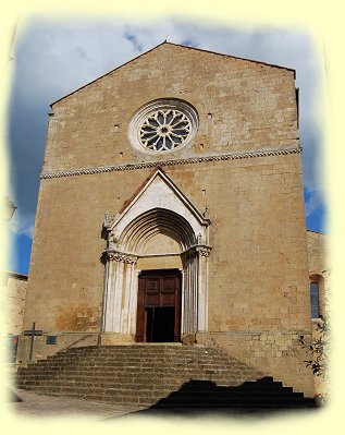 Monticchiello - Chiesa prepositurale dei SS Leonardo e Cristoforo