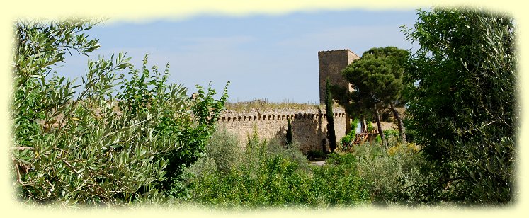 Monticchiello - Festungsmauer Monticchiello - Festungsmauer