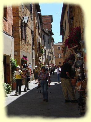 Pienza - Flaniermeile Corso Rossellino Pienza - Flaniermeile Corso Rossellino
