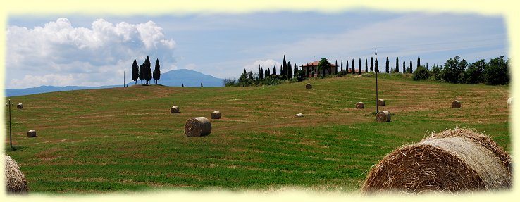 Pienza - Strae nach San Quirico