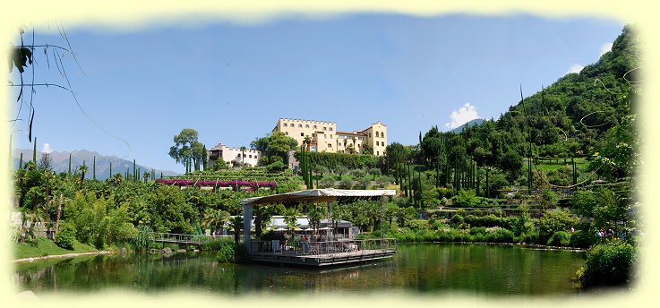 Schloss Trauttmansdorff - Seebühne Schloss Trauttmansdorff - Seebühne