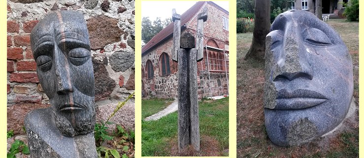 Liepe -  St. Johannes Kirche - Skulpturen