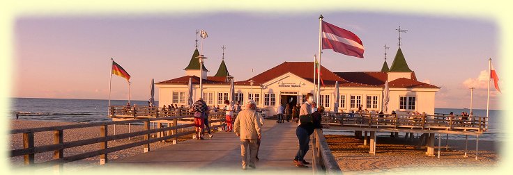 Ahlbeck - Seebrcke in der Abendsonne 1