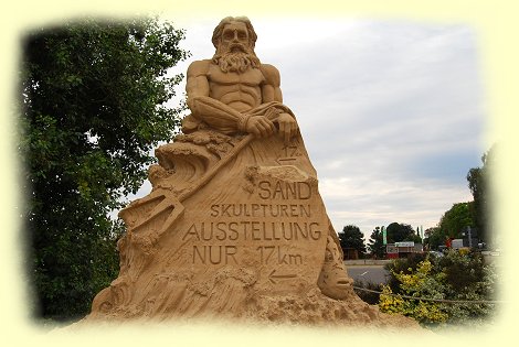 Sandskulpturen an der B 111