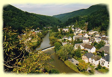 Blick auf den Ort Vianden