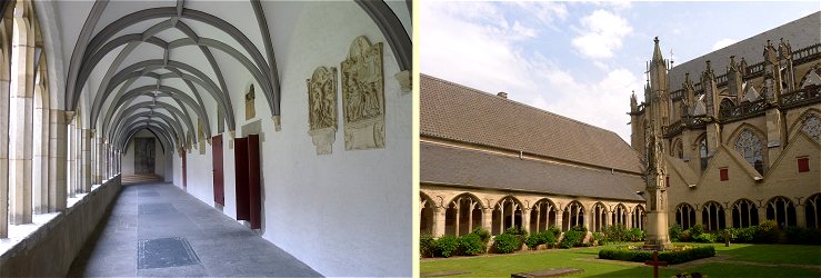 Xanten -  Stiftskirche St. Viktor - Kreuzgang