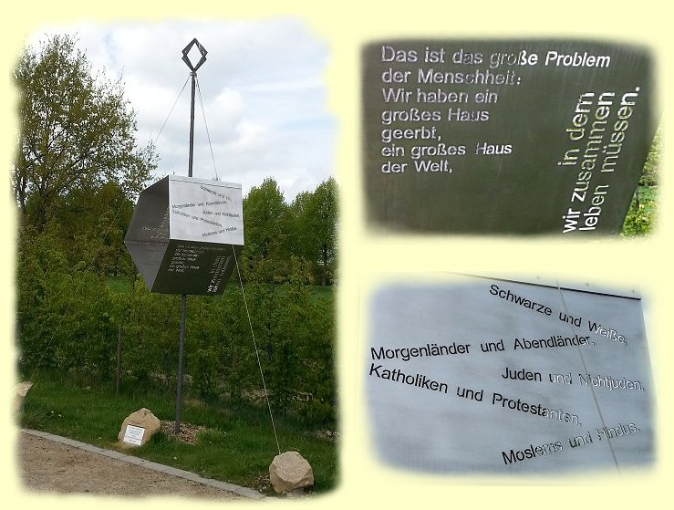 Wortskulptur - Martin Luther King