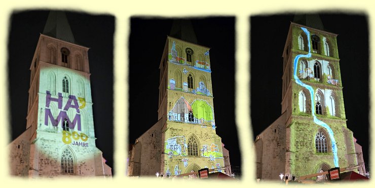 Weihnachtsmarkt - Lichtershow