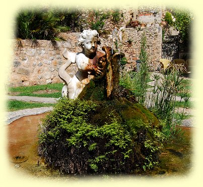 La Granja - Springbrunnen im Felsengarten