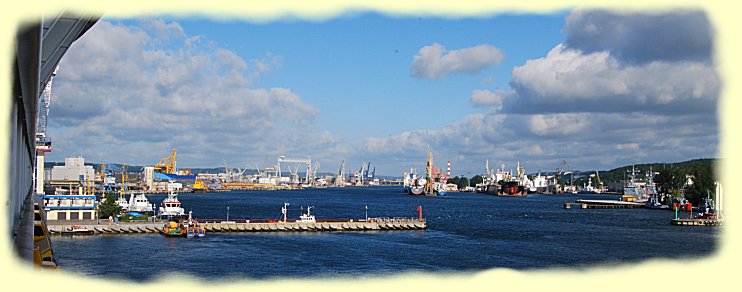 Danzig - Industrie- und Marinehafen von Gynia