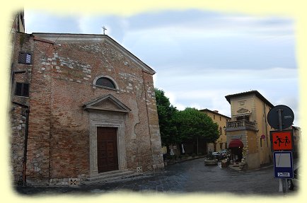 Colle di Val d Elsa - Collo Alto - Kirche und Piazza Santa Caterina