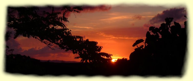 Volterra - Sonnenuntergang