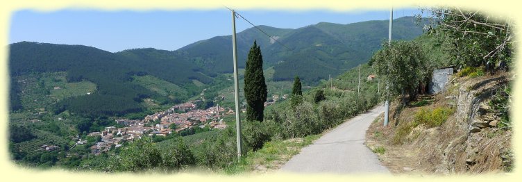 Buti - Panoramastrae zur Ferienwohnung Agriturismo Cima alle Serra