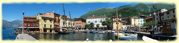 Malcesine - Hafenpanorama Malcesine - Hafenpanorama