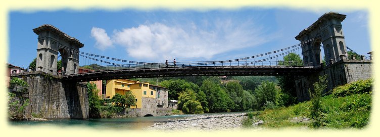Ponte delle Catene  Kettenbrcke in Chifenti