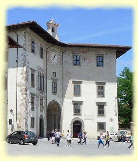 Pisa - Palazzo dellOrologio  der Uhrenpalast