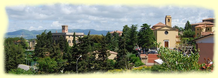 Guardistallo - Villa Marchionneschi und Kirche San Lorenzo Guardistallo - Villa Marchionneschi und Kirche San Lorenzo