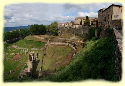 Volterra - Ruine des römischen Theaters Volterra - Ruine des römischen Theaters