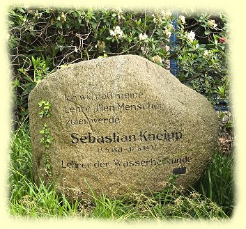 Bad Fallingbostel - Gedenkstein Sebastian Kneipp