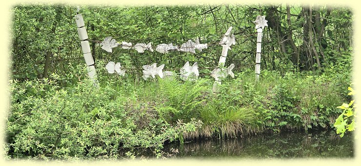 Bad Fallingbostel - Skulptur Aufbruch zu anderen Ufern