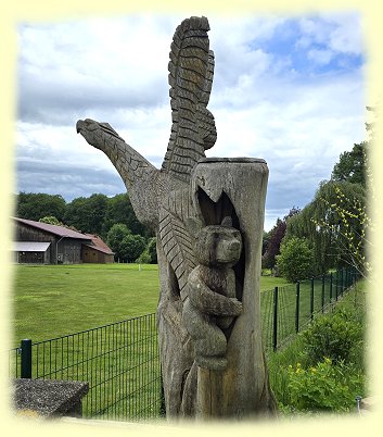 Fulde - Holzskulptur