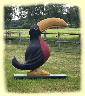 Fulde - Tukan-Skulptur