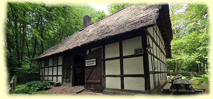 Walsrode - Heidemuseum - Fachwerkscheune, anno 1844